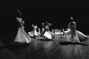 Whirling dervish on a spiritual journey